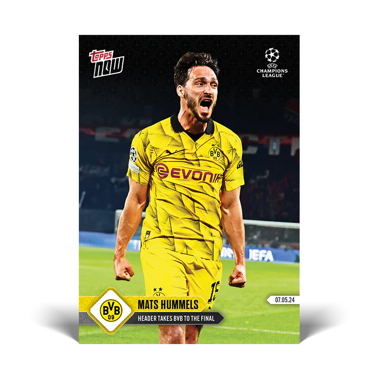 Mats Hummels - Headers takes BVB to the final - 23/24 UCL TOPPS NOW® Card 127