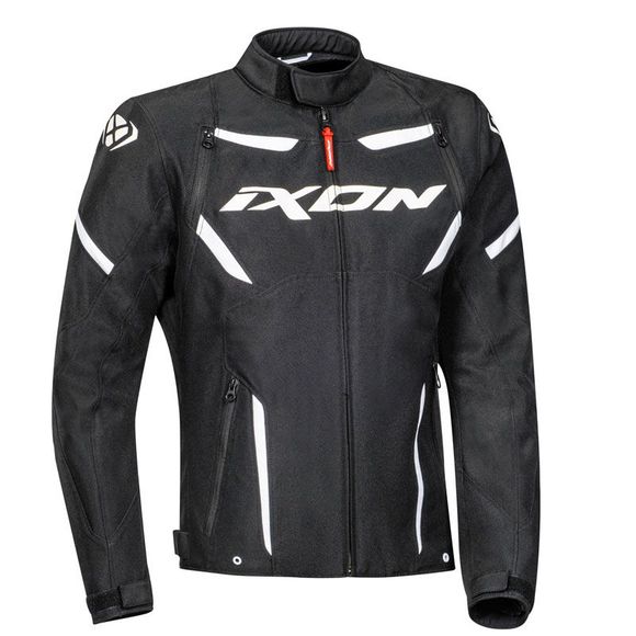 Ixon Striker Motorcycle Jacket - Black / WhiteRef: Ix1426-C645