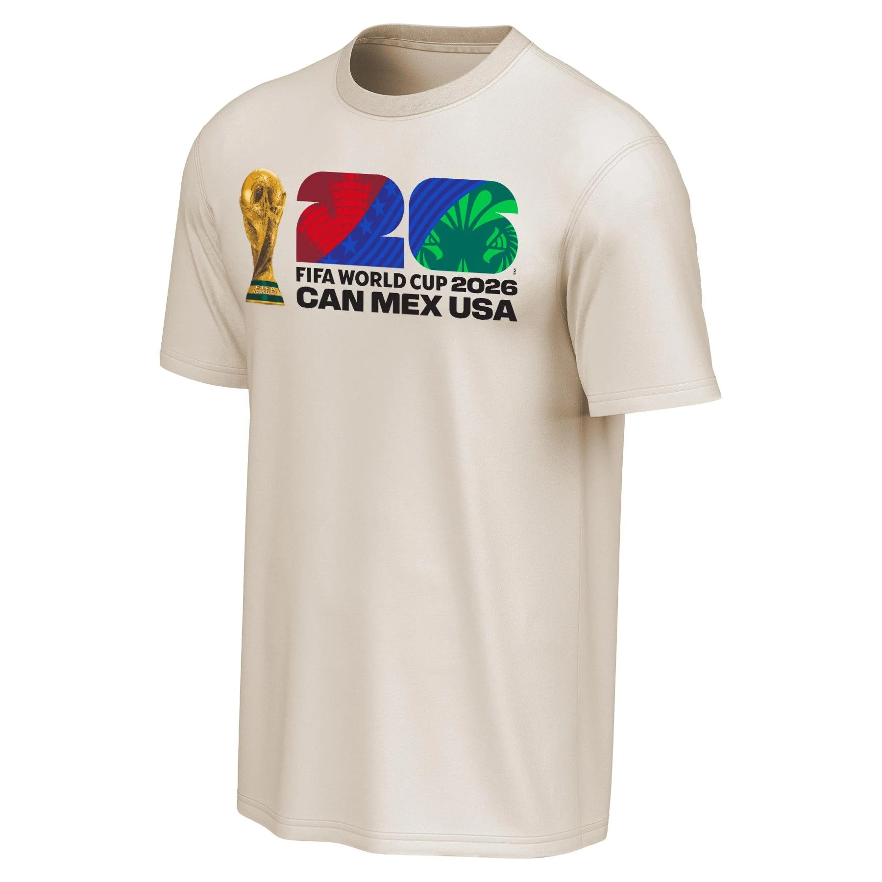 2026 Soccer Fan Collection Horizontal Host Country Emblem T-Shirt - Unisex