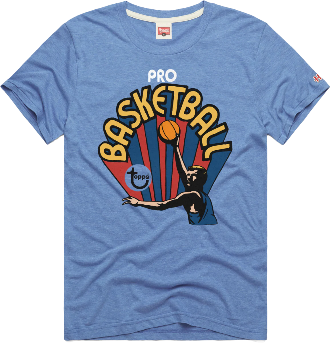 Topps Basketball Pro League Blue Tee