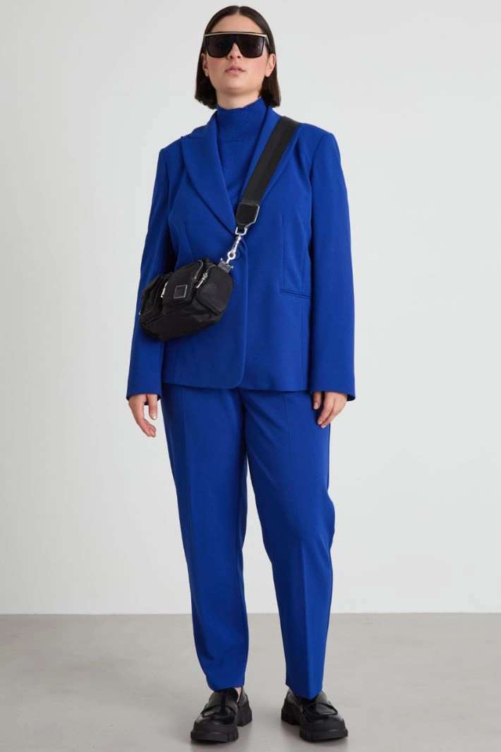 Crepe jersey blazer - BLUETTE