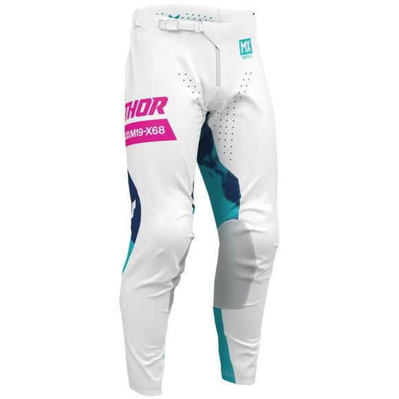 Thor Launch Bleach 2025 cross pants - White / BlueRef: To3364