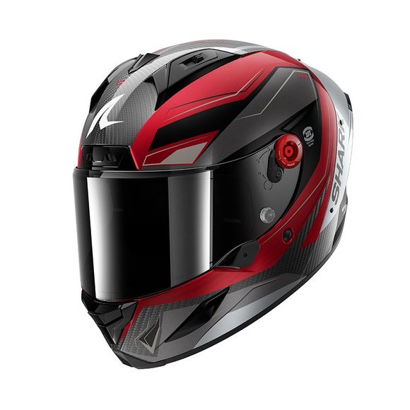 Shark AERON MEKARIUM Full-Face Helmet - Carbon / RedRef: Sh1833-Ccra