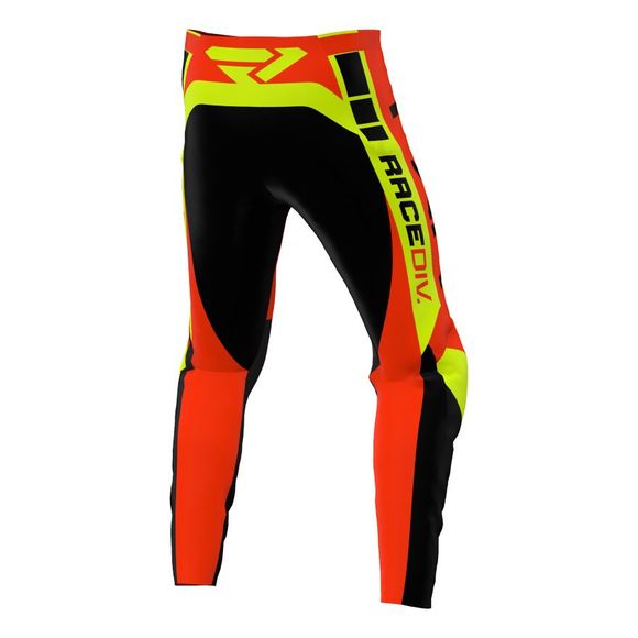 Pantalon cross FXR CLUTCH PRO BLACK/NUKE RED/HIVIS ENFANT - Noir / RougeRef : FXR0208