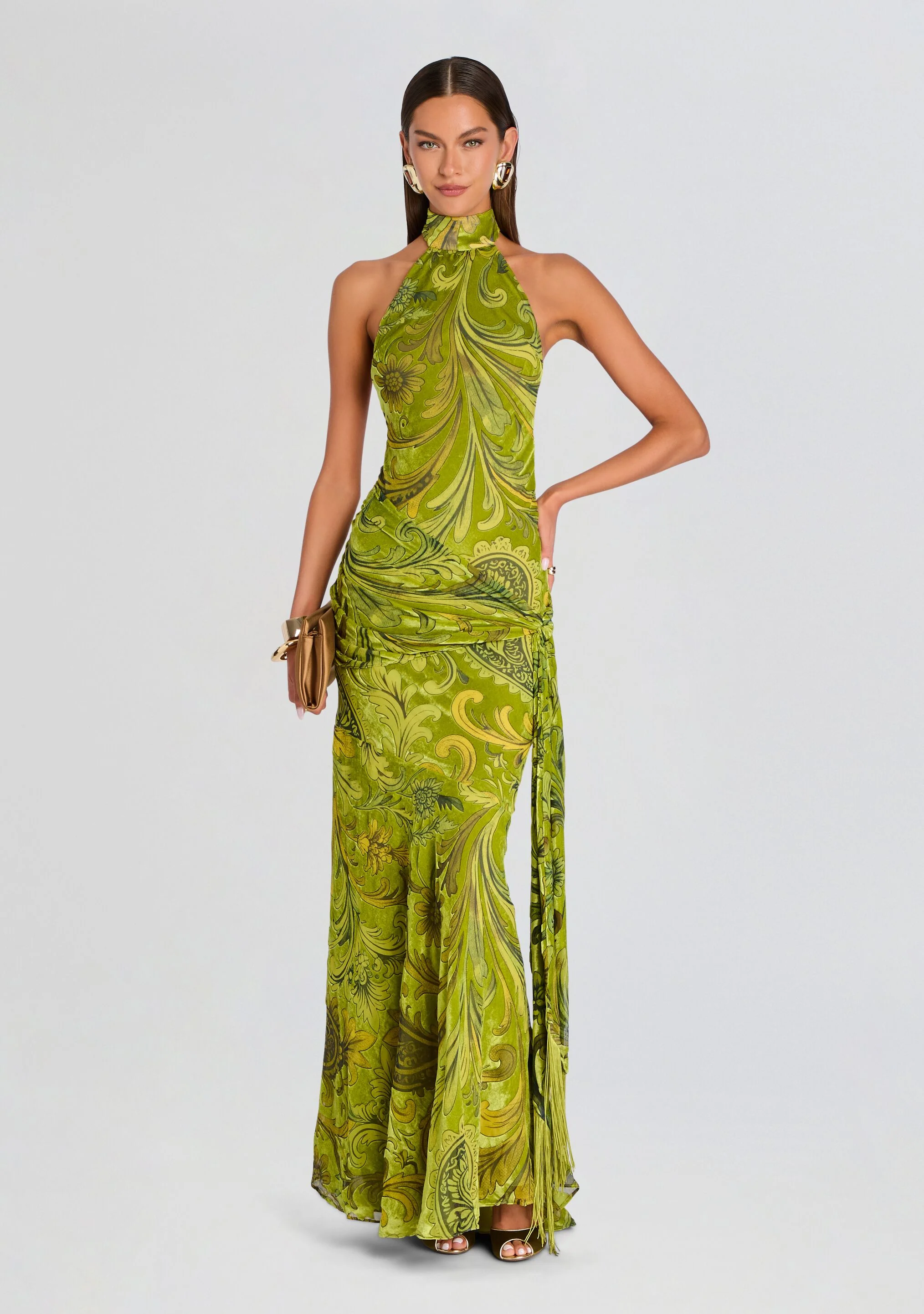 Protea Velvet Dress