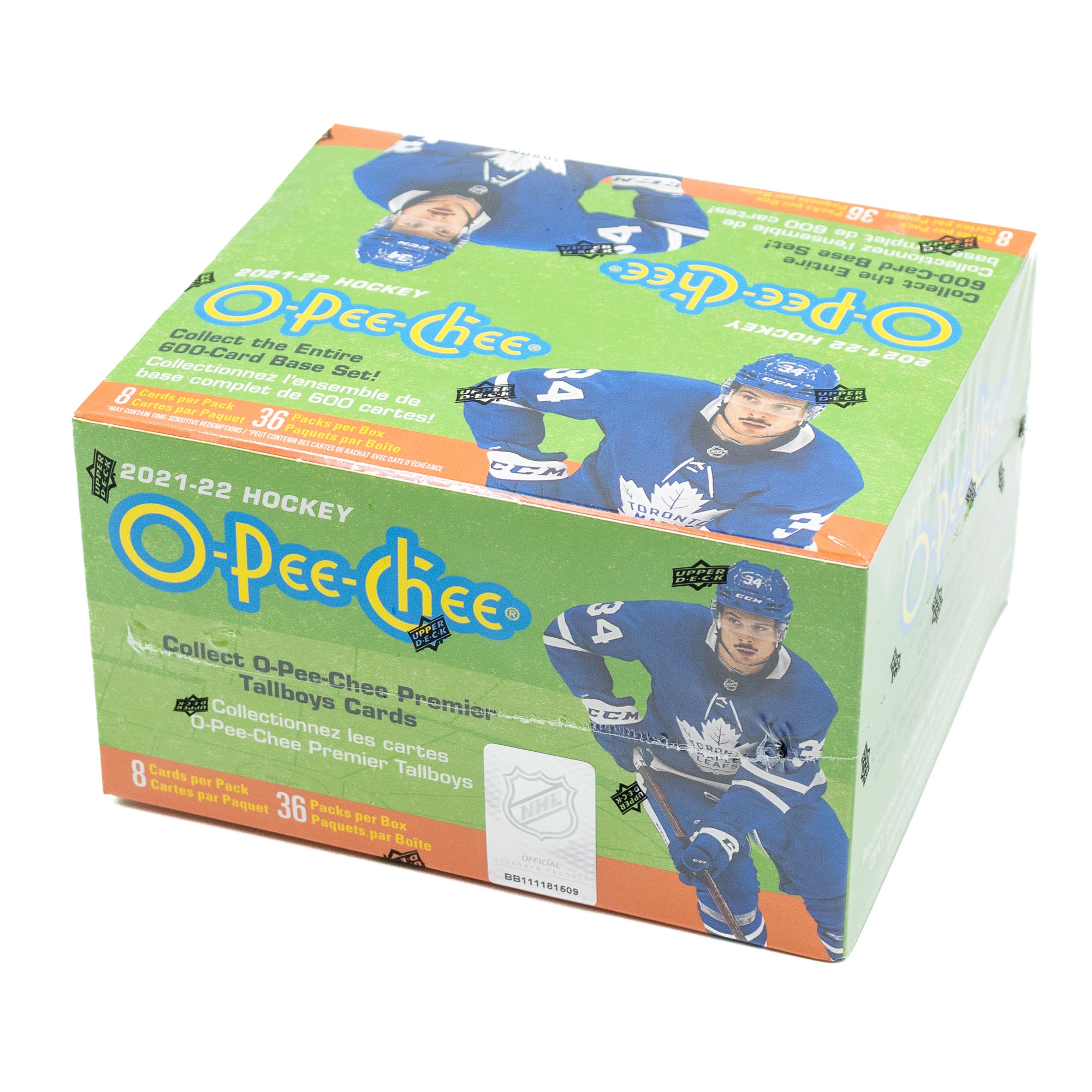 2021/22 Upper Deck O-Pee-Chee Hockey Retail 36-Pack Box NHL