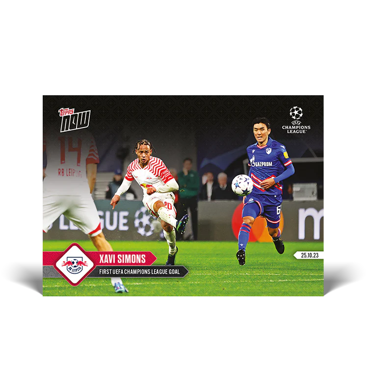 Topps UK - Xavi Simons - First UEFA Champions League goal - UCL TOPPS NOW® Card #48