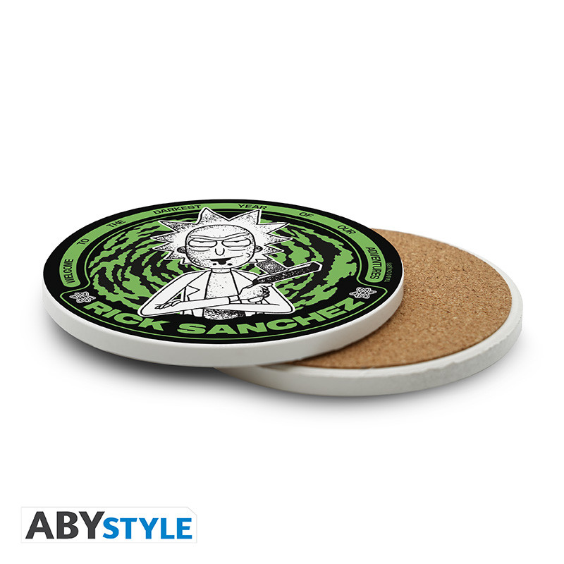 RICK AND MORTY Ceramic Coasters Rick Sanchez