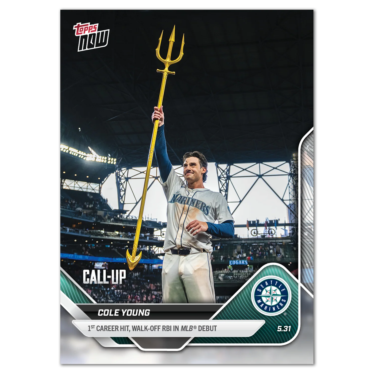 Cole Young - 2025 MLB Topps NOW® - Card 243