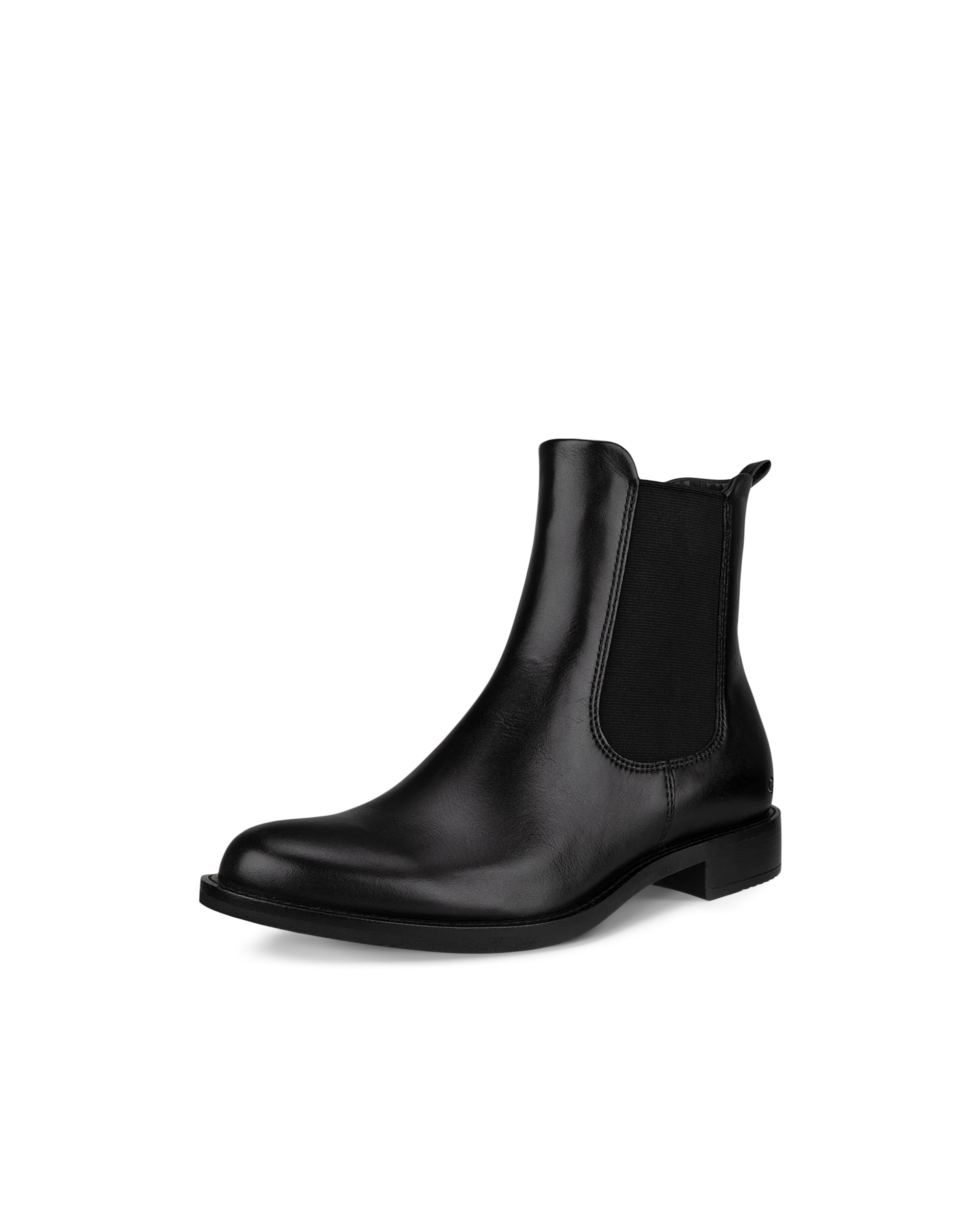 ECCO SARTORELLE 25 Damen Chelsea Boot aus Leder Schwarz