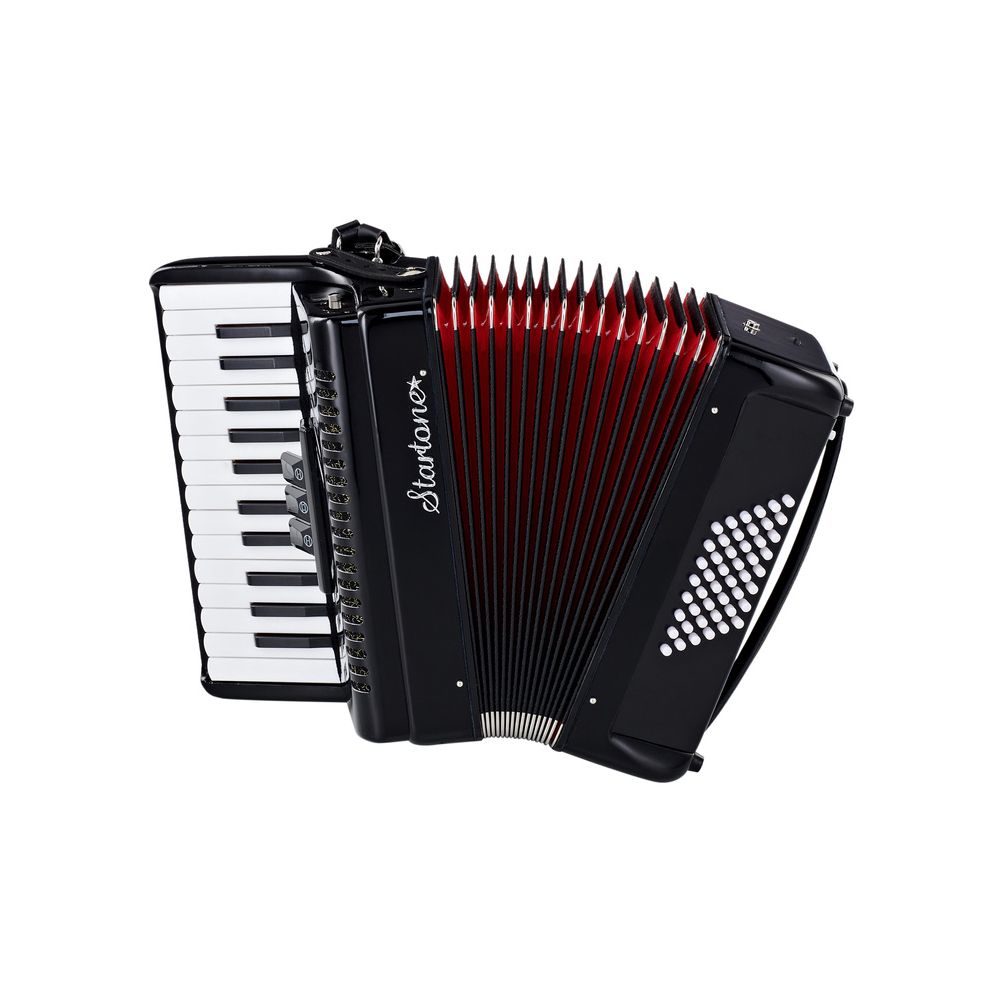 Startone Piano Accordion 48 Black MKII – Thomann Ireland
