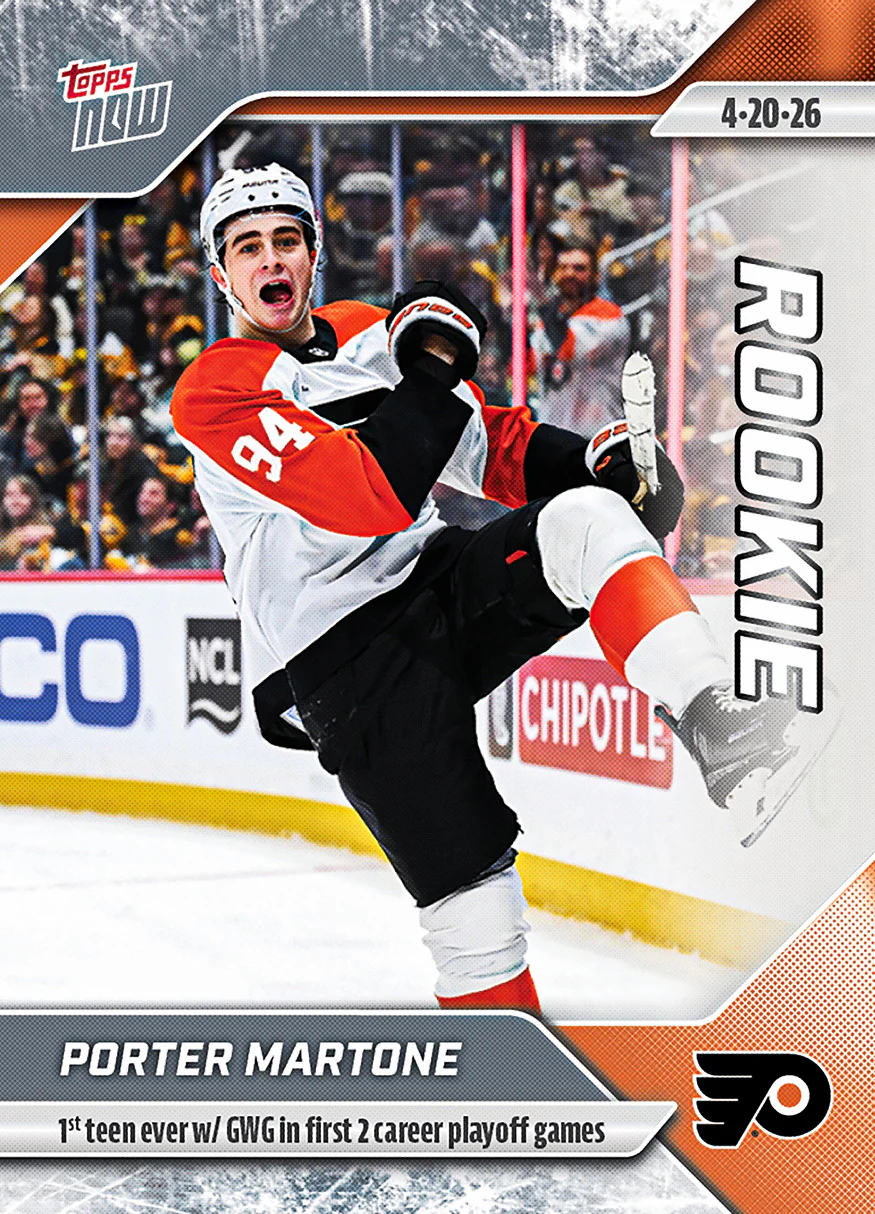 Porter Martone - 2025-26 NHL Topps NOW® - Sticker # 153 Pack - PR: 3720