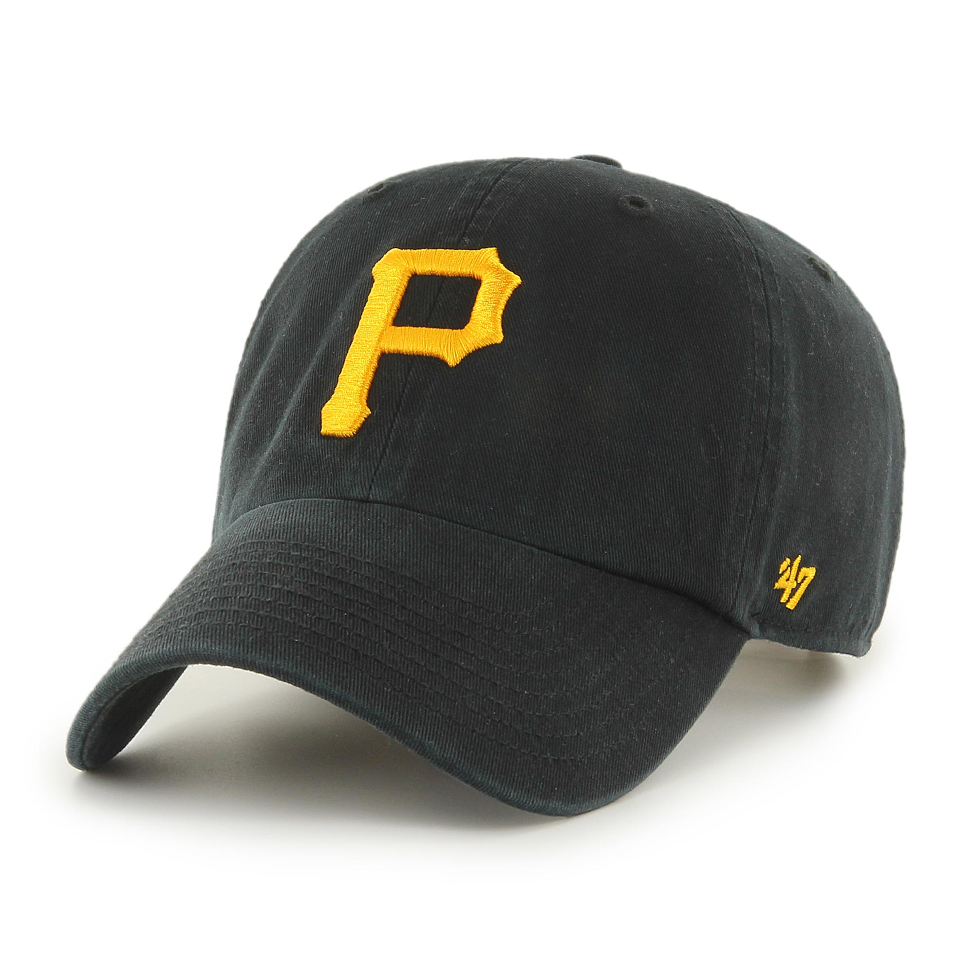 Pittsburgh Pirates '47 Clean Up Adjustable MLB Cap Black