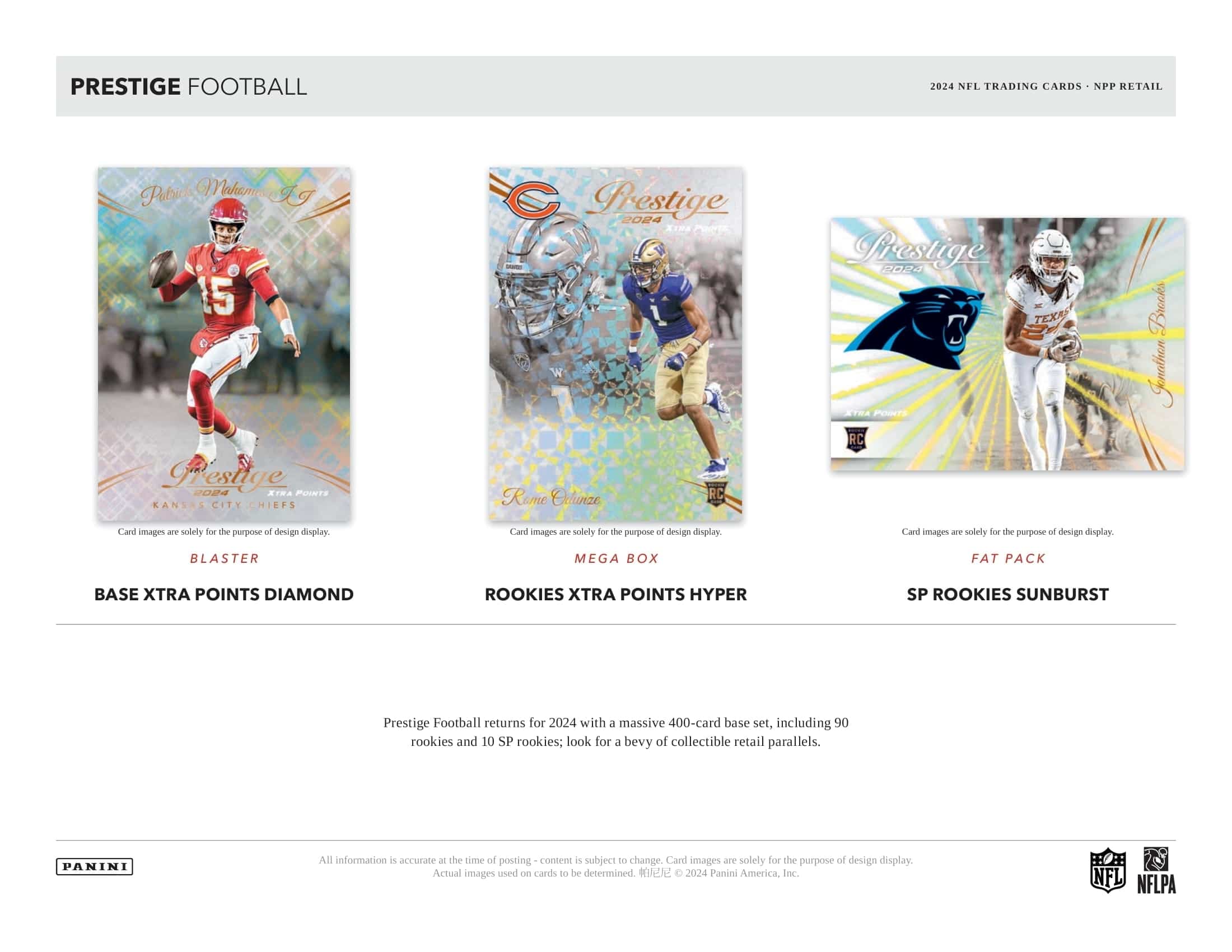 2024 Panini Prestige NFL Football Mega Box