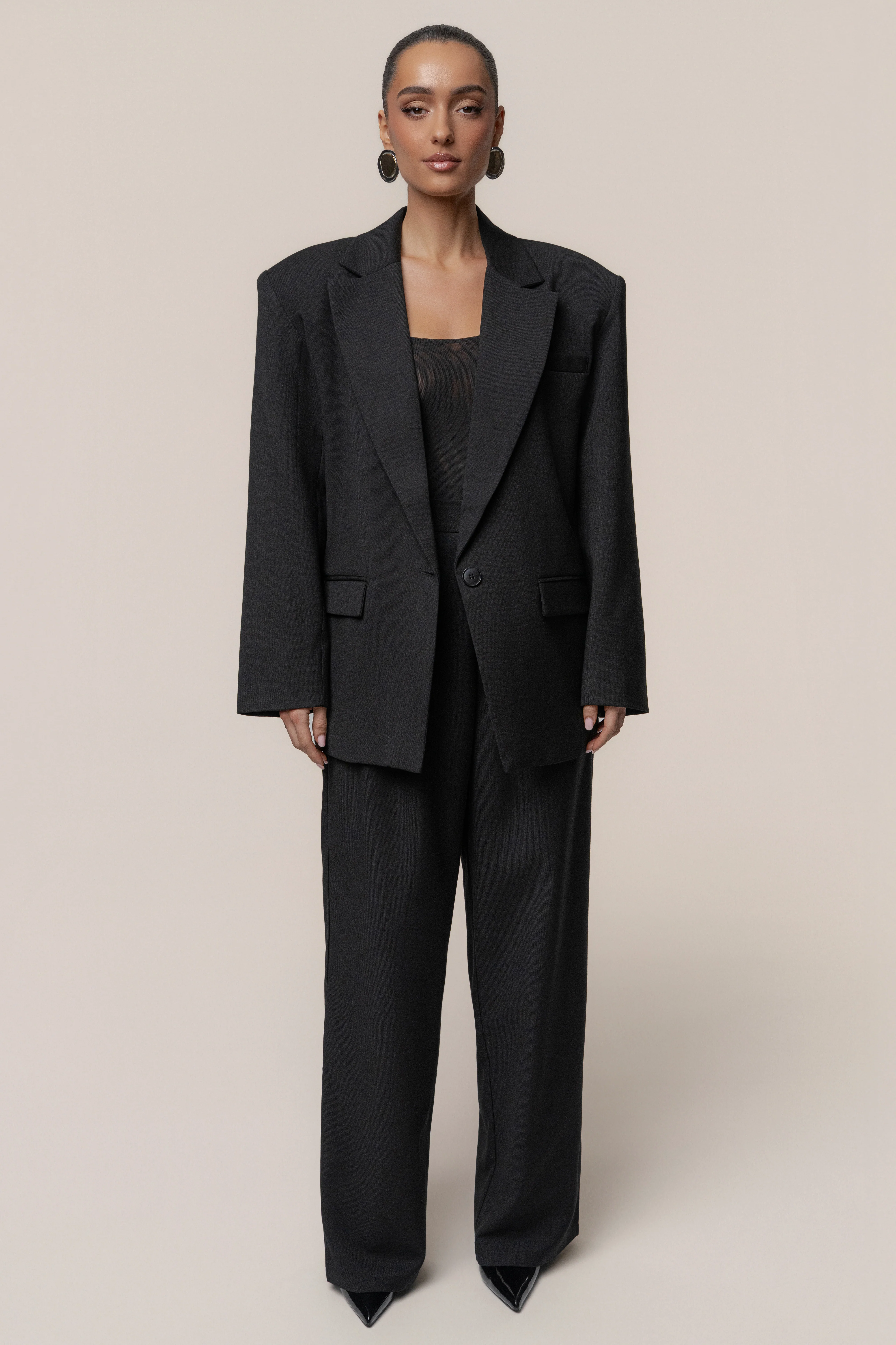 Black Refined Moments Trouser