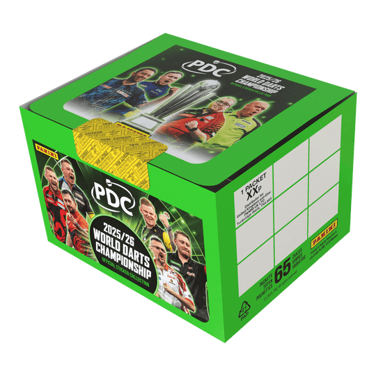 Panini PDC World Darts Championship 2025/26 - Sticker box with 65 packs