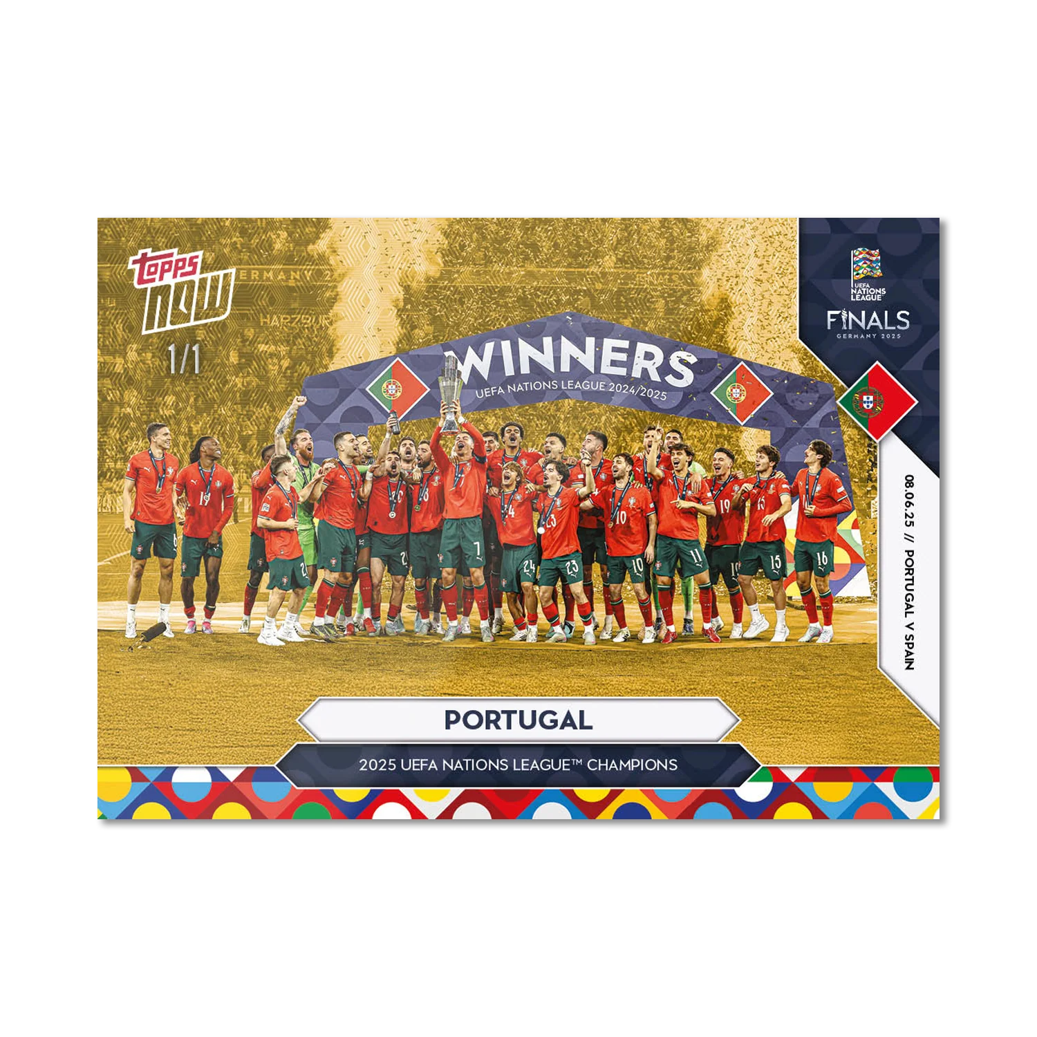 Portugal - 2025 UEFA Nations League Topps NOW® - Card 4