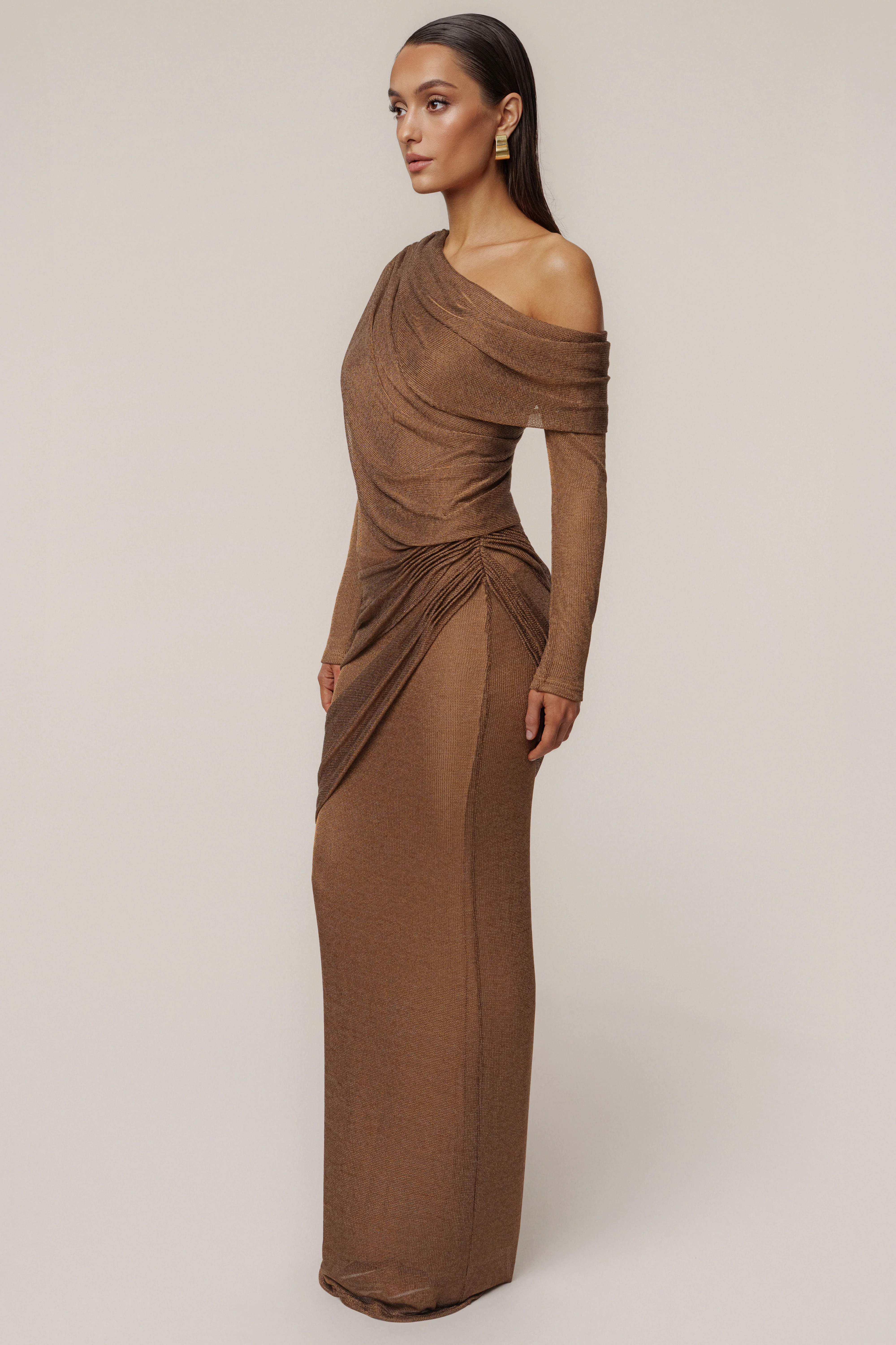 Bronze Opulent Metallic Bodysuit
