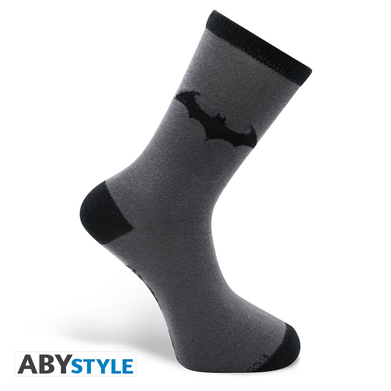 DC COMICS Socks Black & Grey Batman