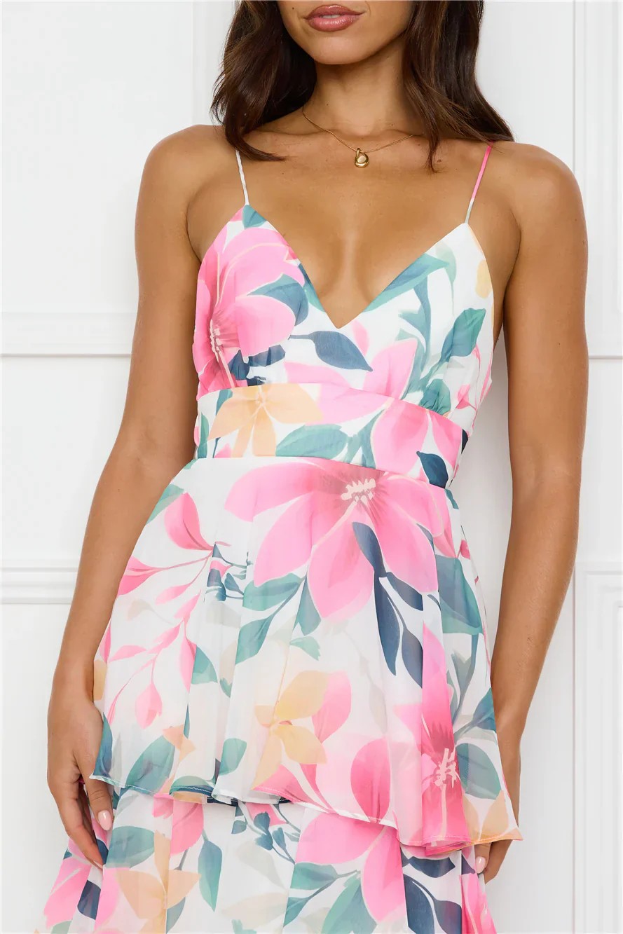 Soft Sophistication Maxi Dress Pink