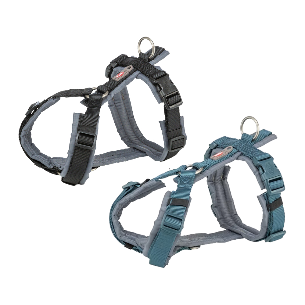 Trixie Premium Trekking Dog Harness - black/graphite - S