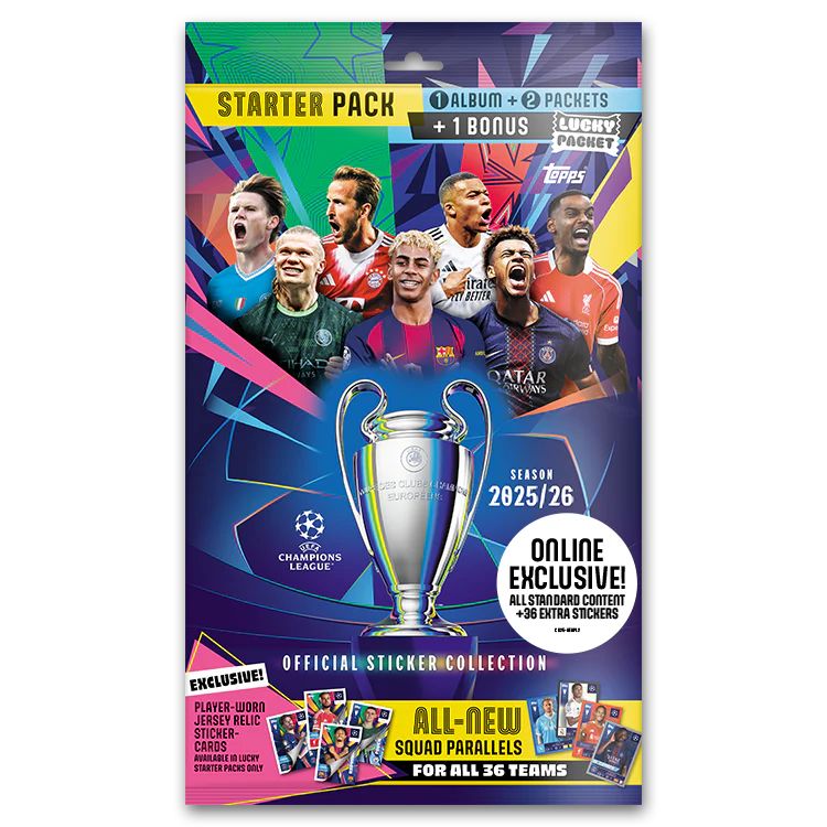 Champions League Stickers 25/26 - Starter Pack - Online Exclusive