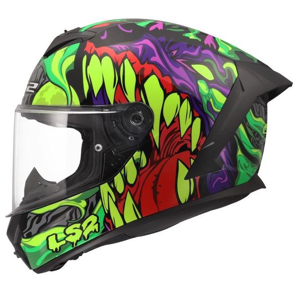 LS2 FF820 - RAPID III - LYCANT - Purple / Green Full-Face HelmetRef: LS1273