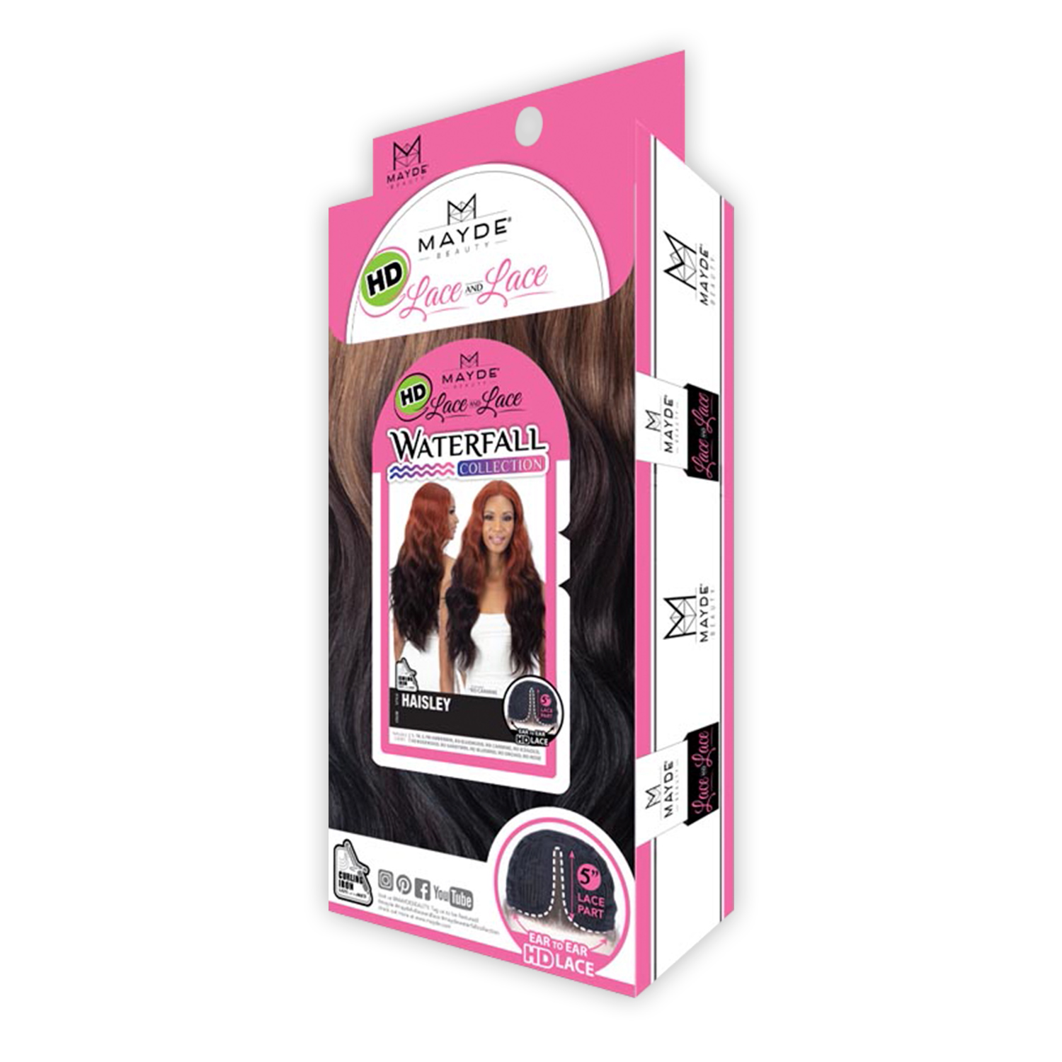 Mayde Beauty HD Lace Front Wig Waterfall Collection 5