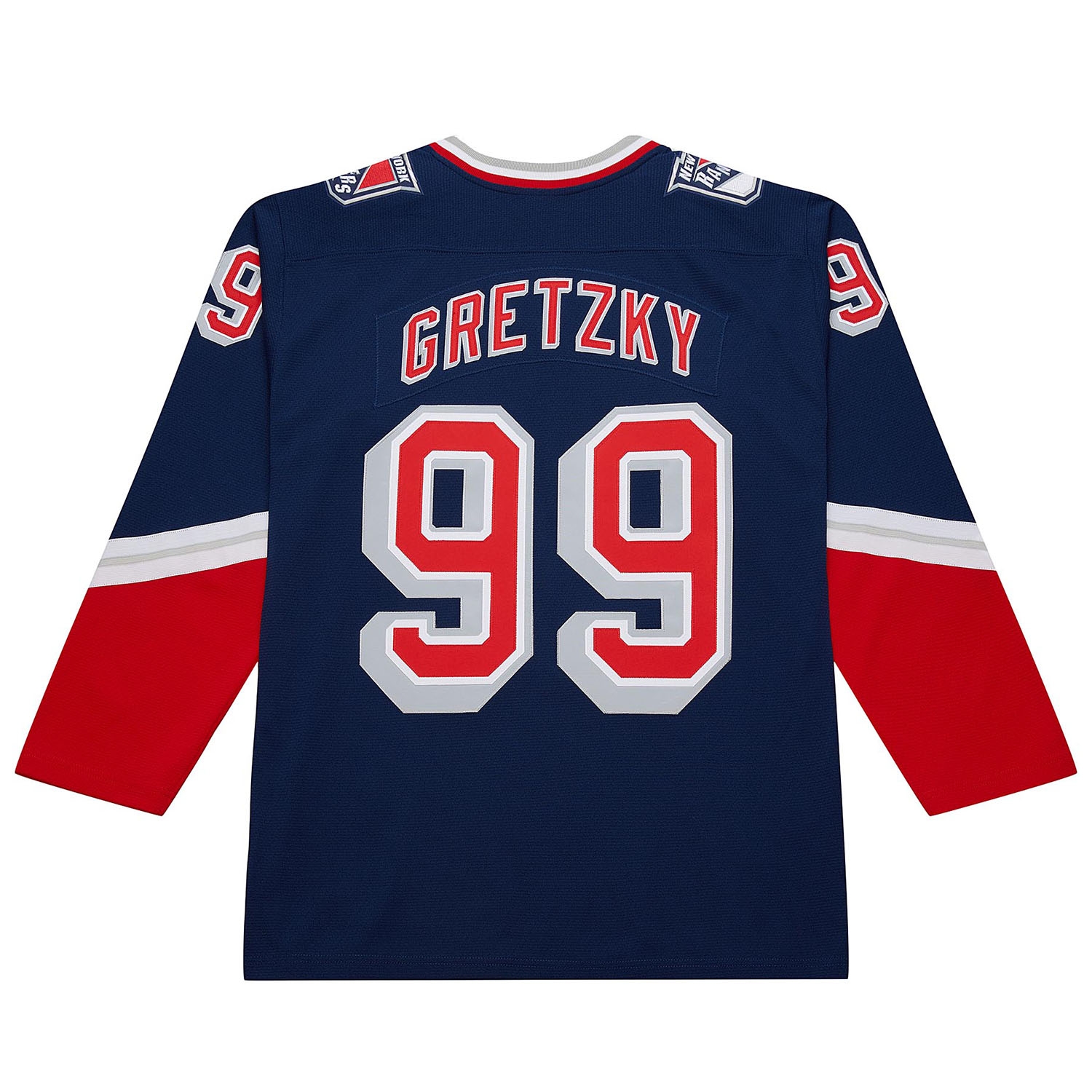 Wayne Gretzky #99 New York Rangers 1996-97 Premium Power Play NHL Jersey Navy