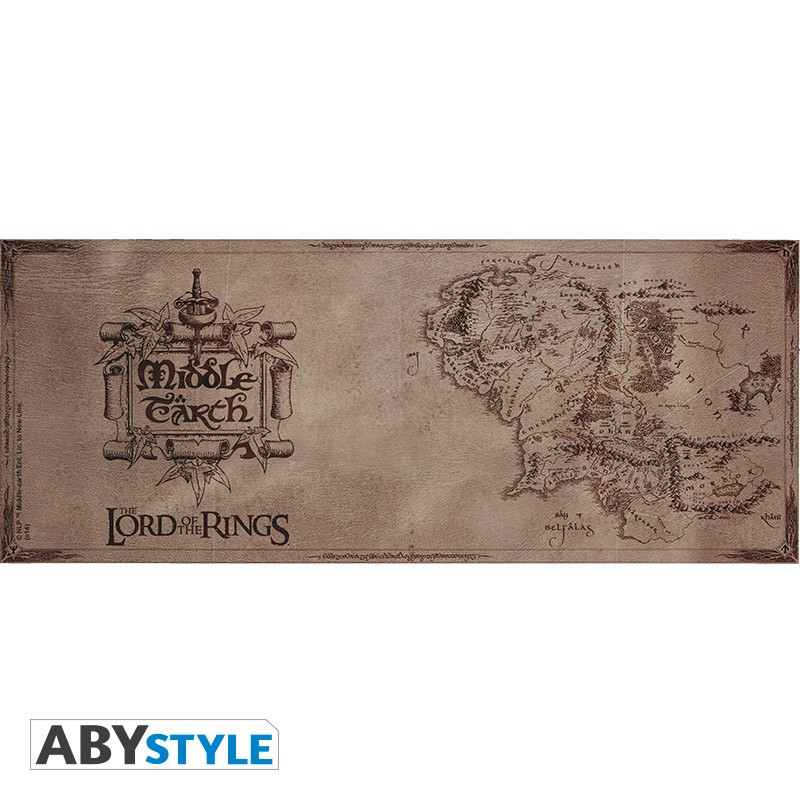 THE LORD OF THE RINGS Mug Rohan and Gondor map