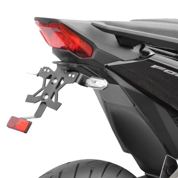Honda forza 750 2021 top block license plate holder - blackHONDA 750 FORZA 750 - 2021 - 2025Ref: tb0457 / speh55
