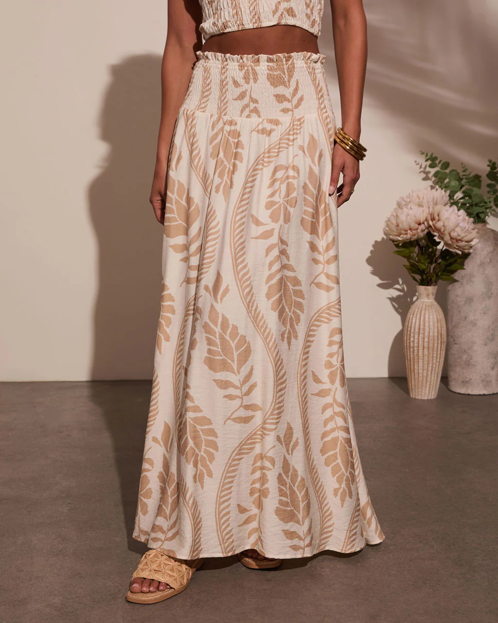 Coastal Views Tropical Maxi Skirt