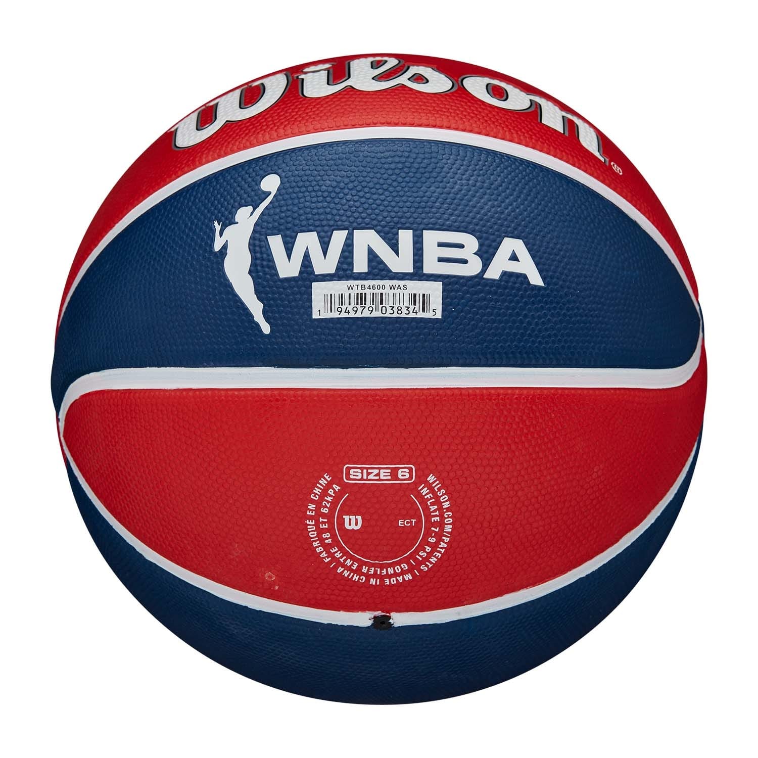 Washington Mystics Wilson Team Tribute WNBA Basketball (Size 6)