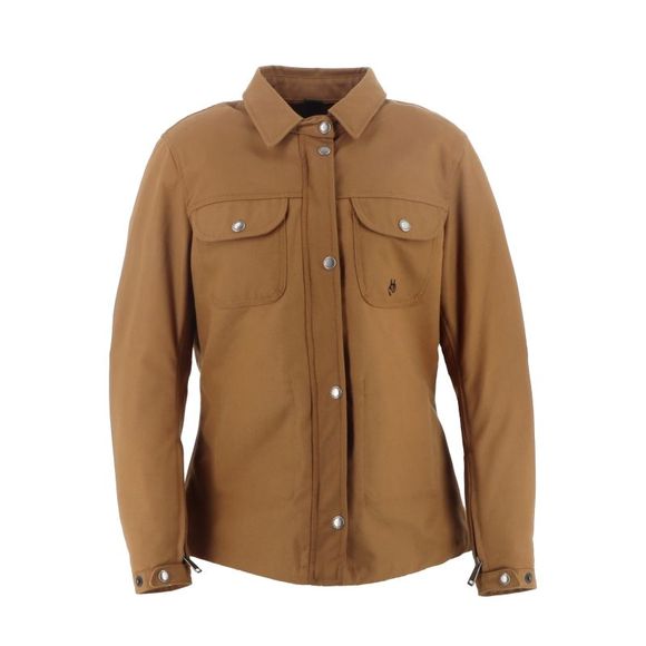 Helstons DETROIT GIRL Motorcycle Overshirt - BeigeRef : HS1249
