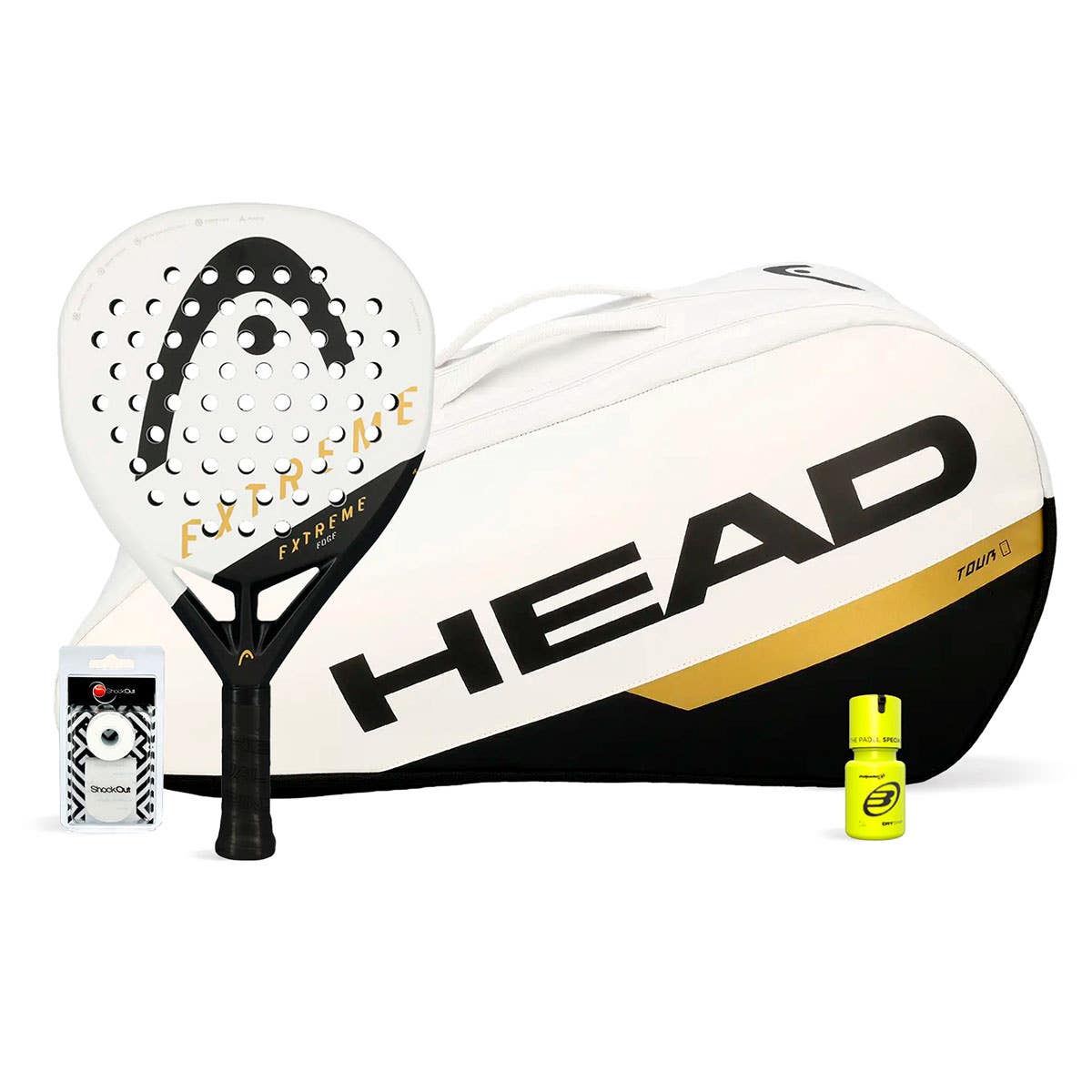 PACK HEAD EDGE EXTREME WHITE PADELBAG TOUR EDGE PRO DRY GRIP
