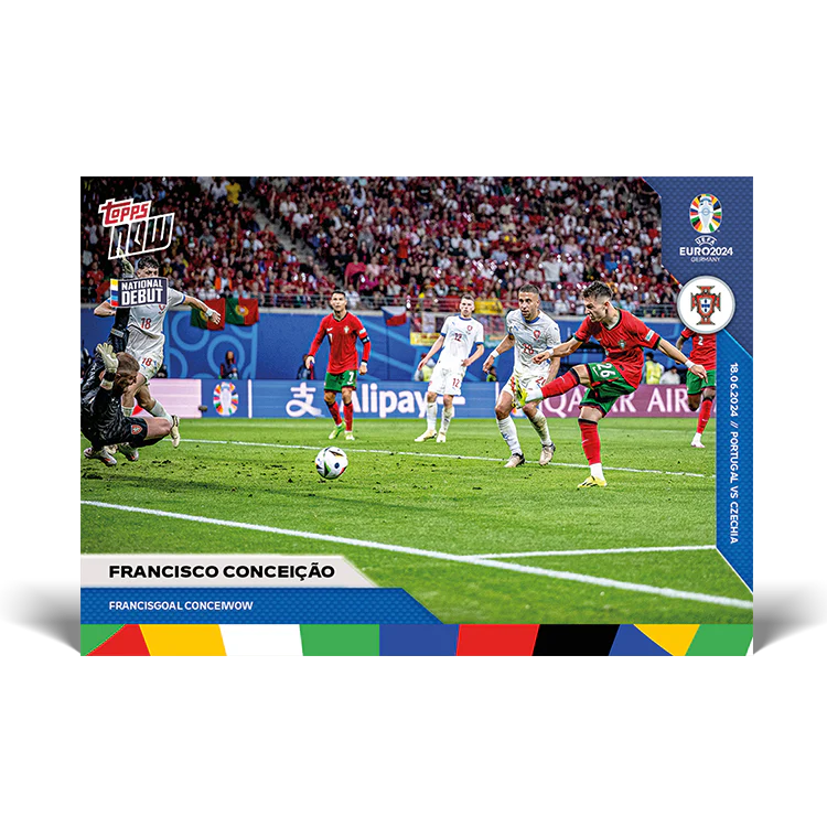 Francisco Conceição - FrancisGoal ConceiWow - EURO 2024 TOPPS NOW® Card 17