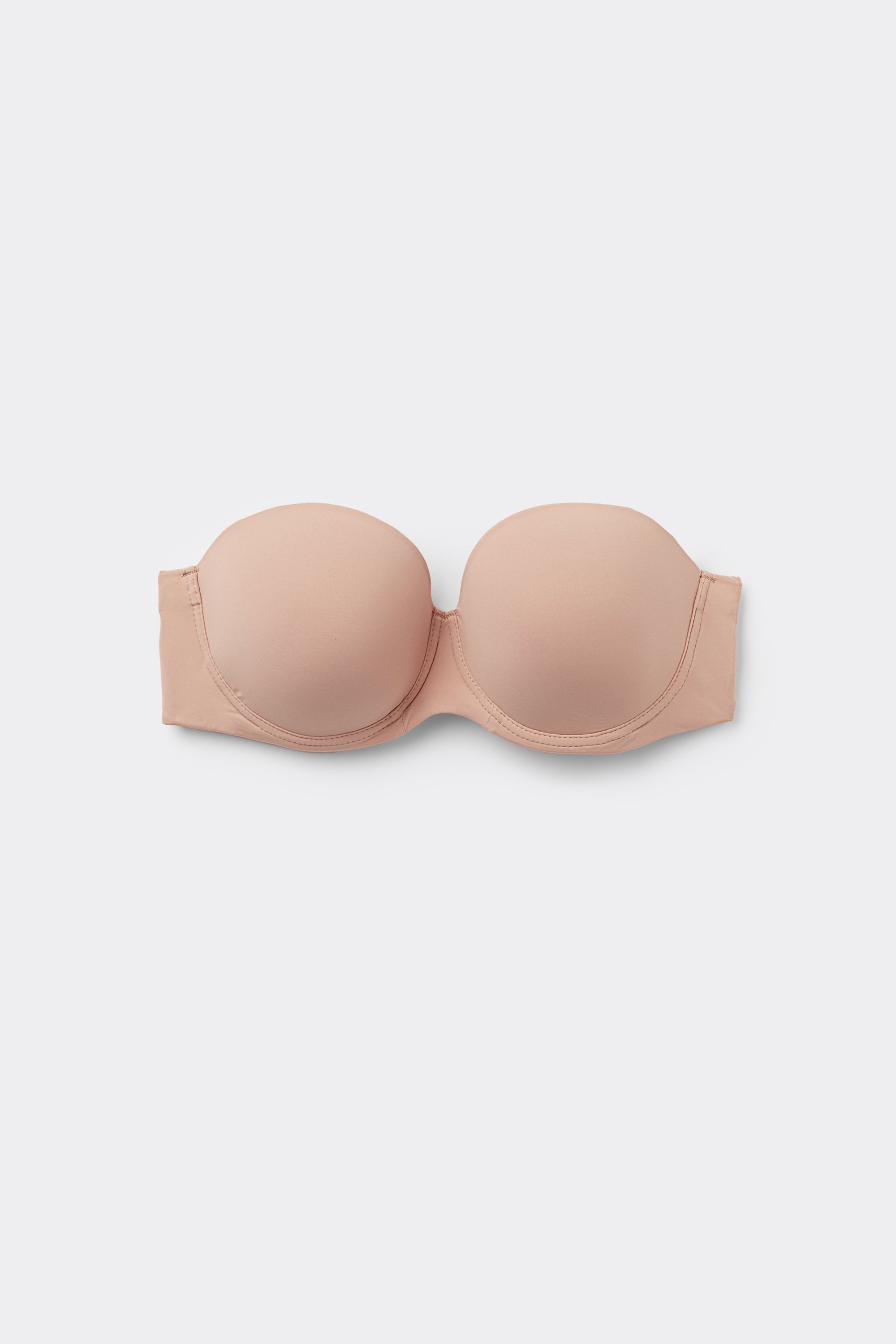 Full Coverage Recycled Microfibre Slightly Padded Bandeau Bra