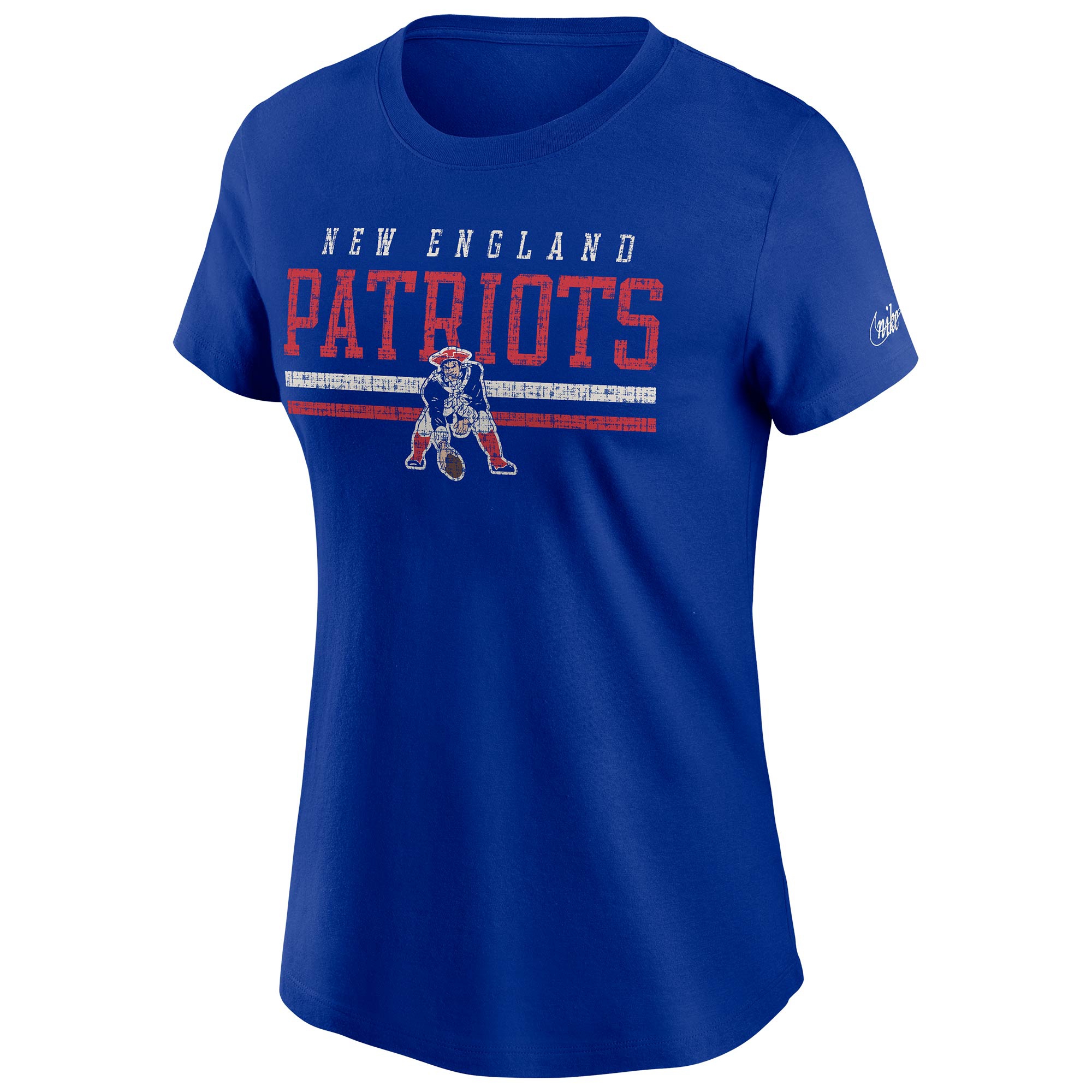 New England Patriots Historic Distressed Nike NFL T-Shirt (WOMEN'S)