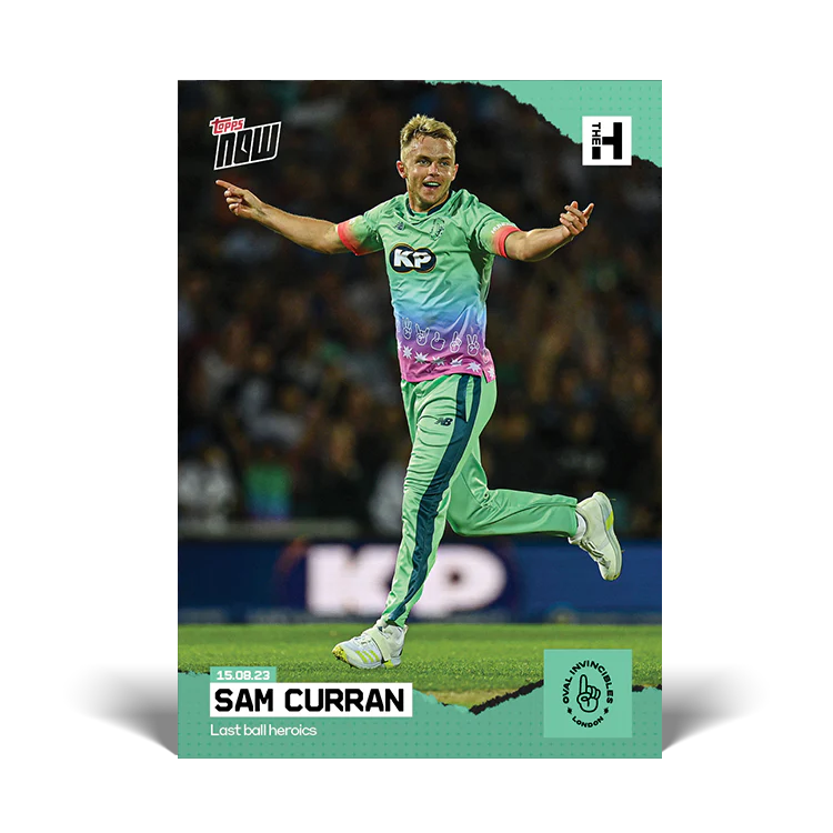 Last ball heroics - THE HUNDRED TOPPS NOW® UK Card #14