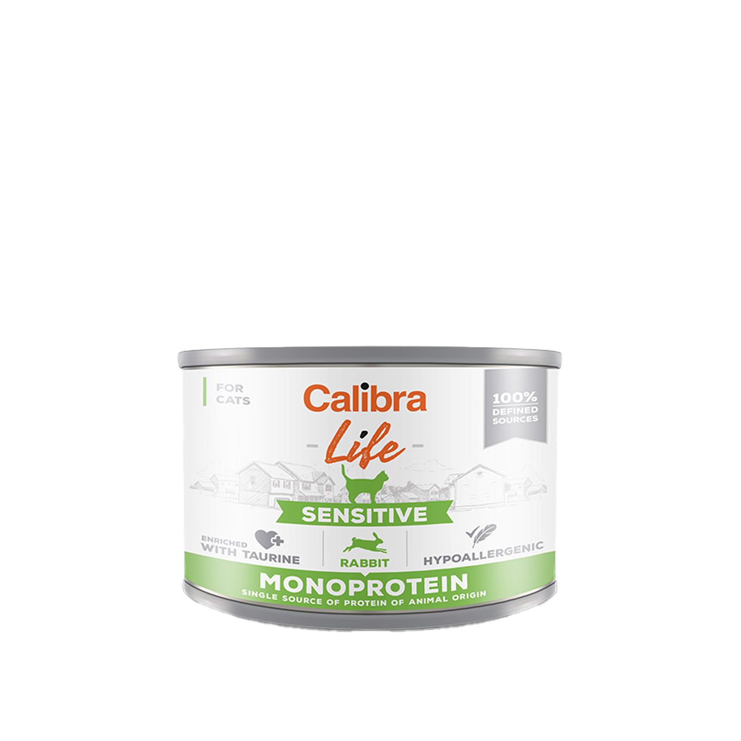 Calibra Cat Life Sensitive Wet Food - Rabbit - 6 x 200 g