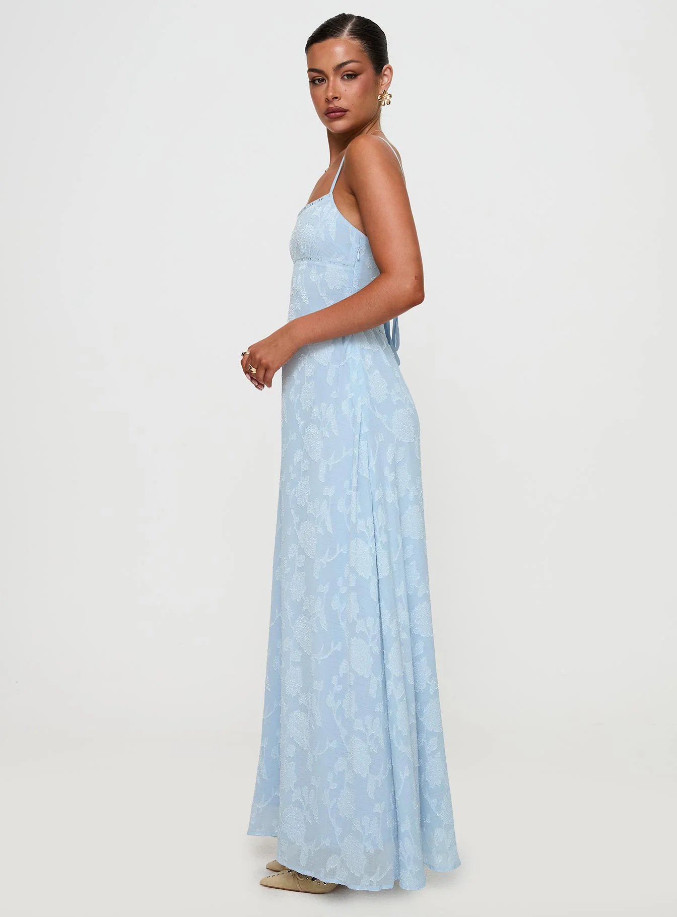 South Of France Maxi Dress Blue
