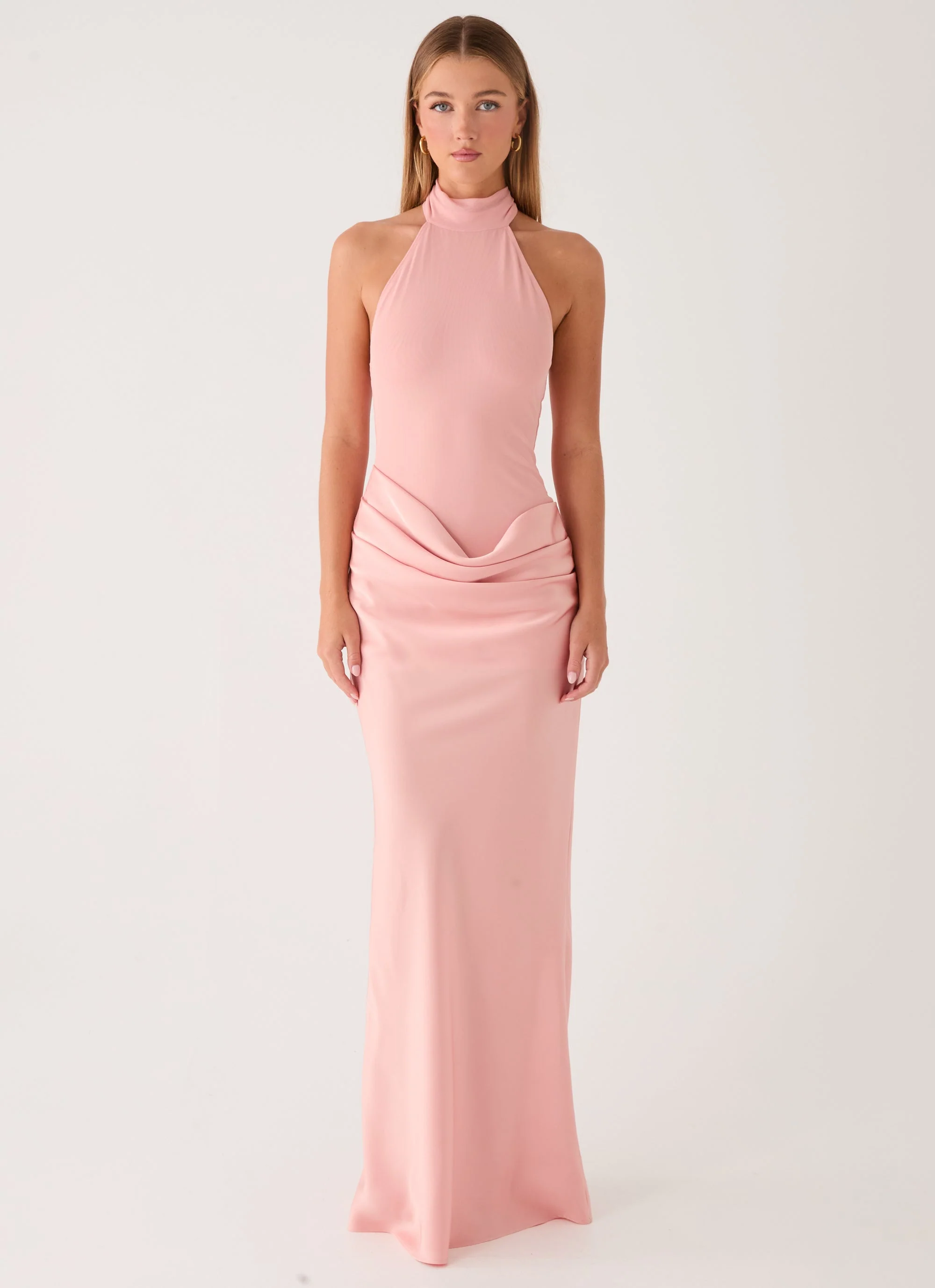 Kiyah Maxi Dress - Peach