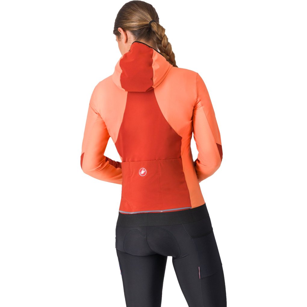 Castelli Fly Unltd Jacket Women - melon/red ochre 883