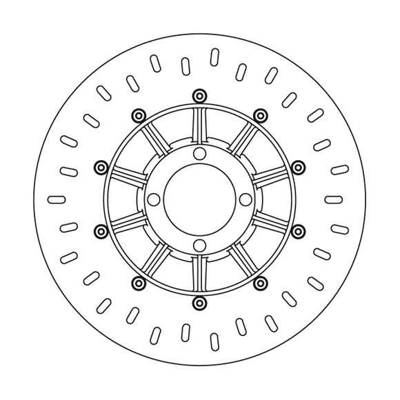 Disque de frein Rond Brembo fixeRef : 68B407D2