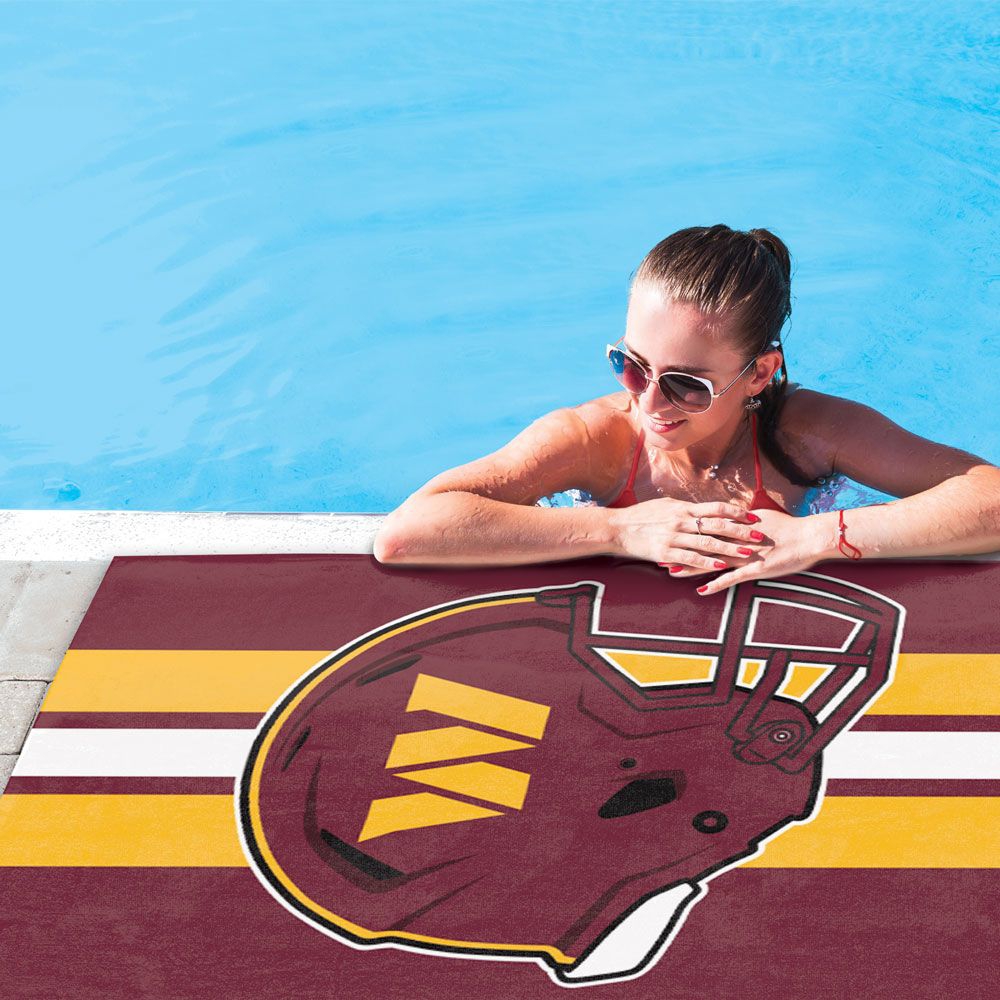 Washington Commanders Spectra NFL Beach Towel