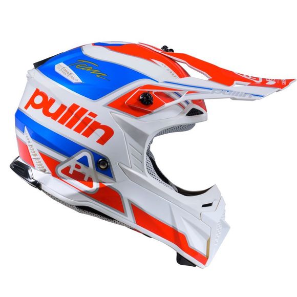 Casque cross Pull-in GRAPHIC + TEAM 2025 - Rouge / BleuRef : PUL0631