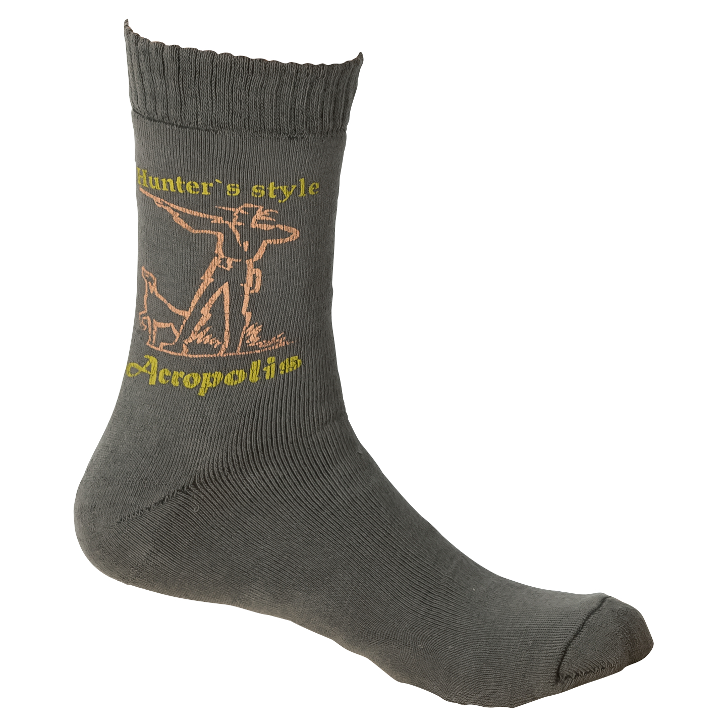 Acropolis Hunter's Style Socks Unisex (Olive\/Green)