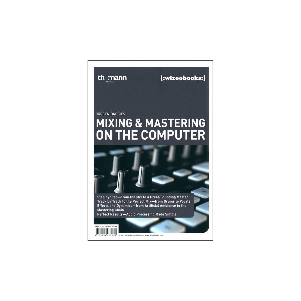 Wizoo Publishing Mix&Mastering on The Computer – Thomann Ireland