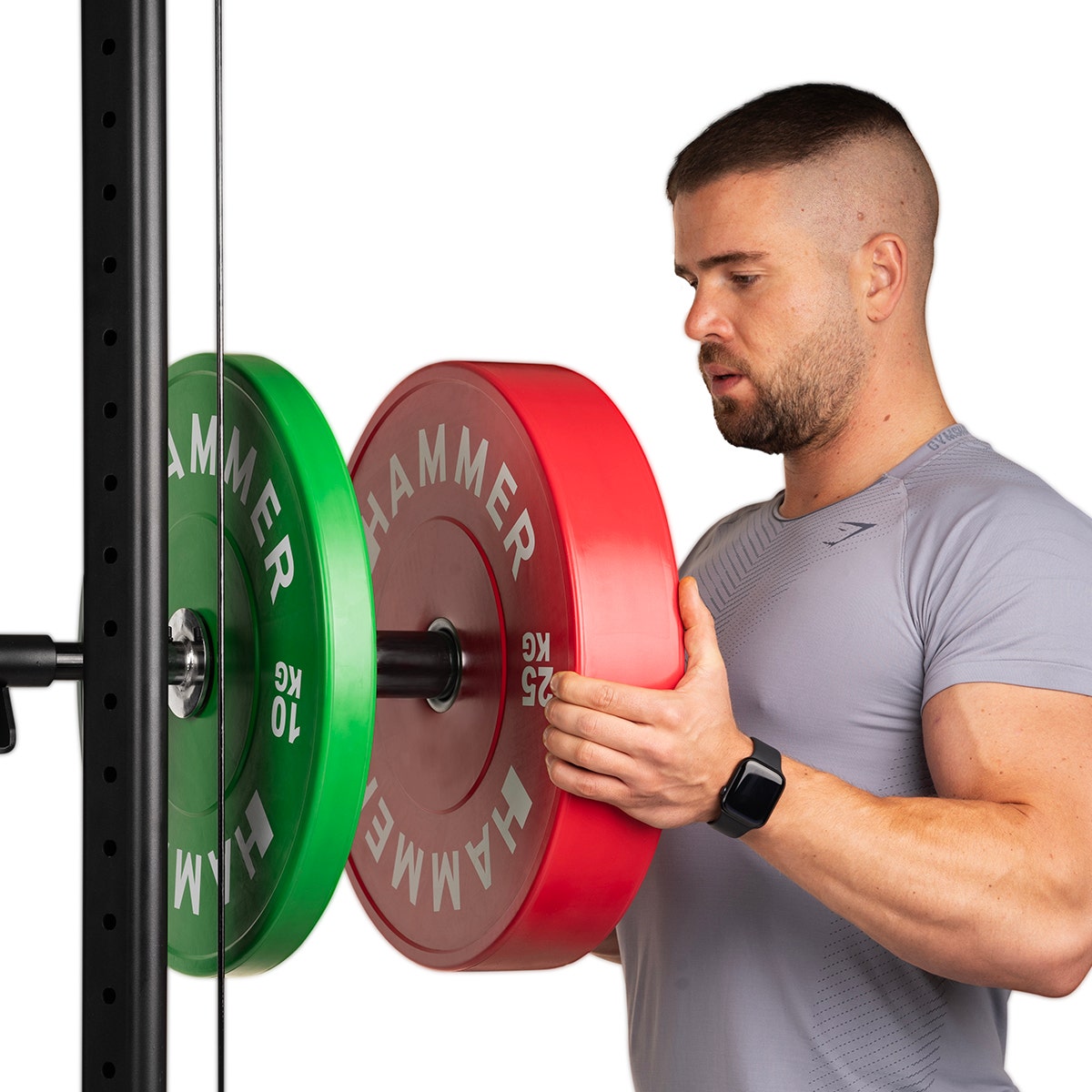 Bumper plates 50 mm 2.5 kg - 25 kg