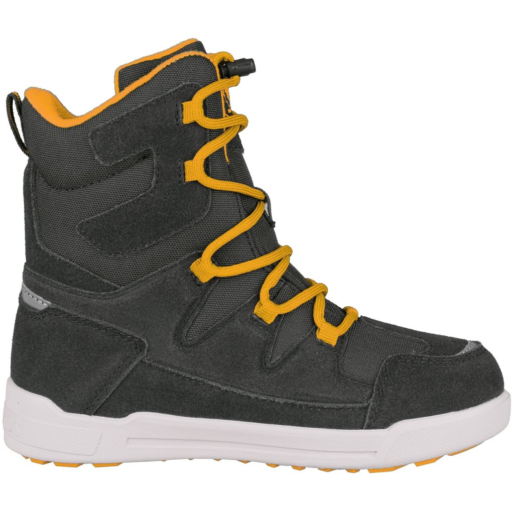 Trollkids Finnmark Winter Boots Kids - Anthracite/Golden Yellow